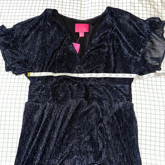 Lilly Pulitzer Sinclare Short Sleeve Dress in Low Tide Navy - Picture 9 of 10